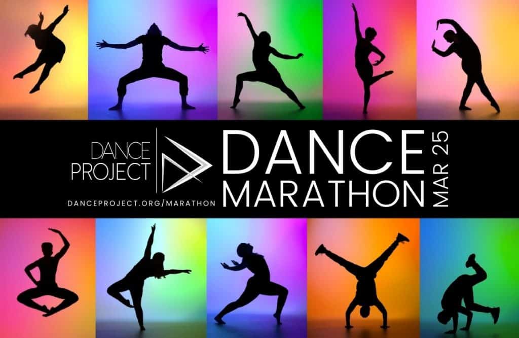 Graphic promoting the 2023 Dance Marathon.