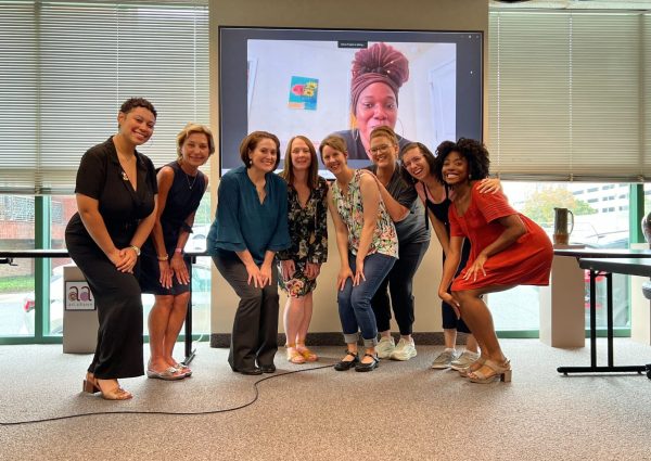 Dance Project board members and staff members pose for a picture during 2025 retreat.