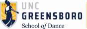 Logo for University of North Carolina Greensboro School of Dance.