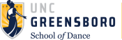 Logo for University of North Carolina Greensboro School of Dance.